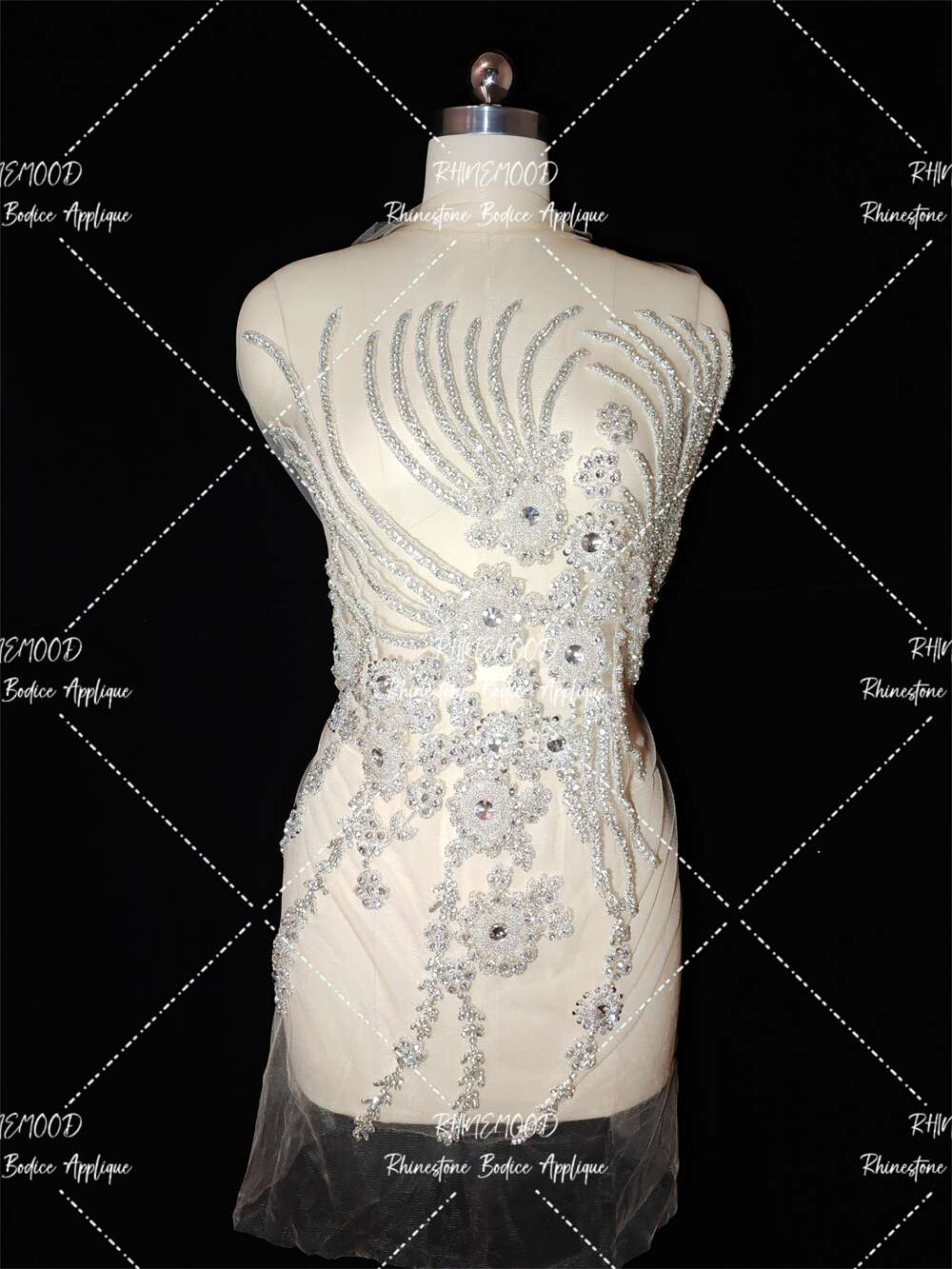 Judy - Rhinestone Bodice Applique