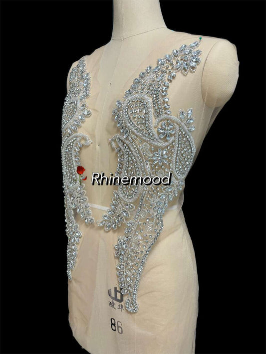 June - Rhinestone Bodice Applique