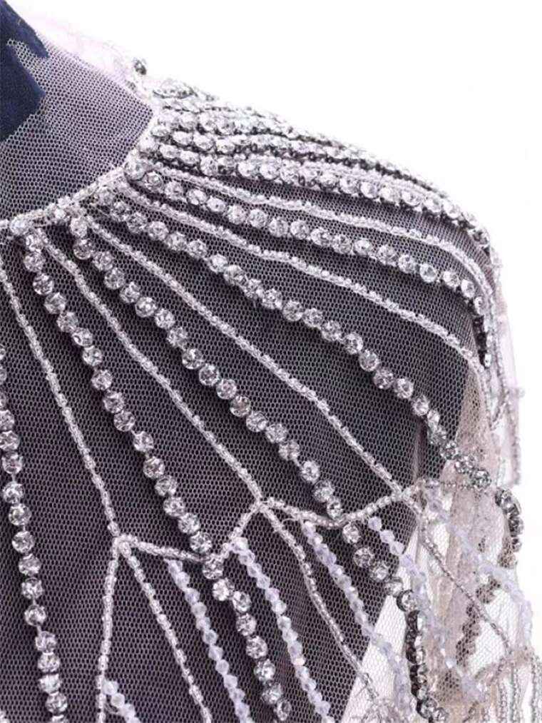 Kayla - Rhinestone Bodice Applique