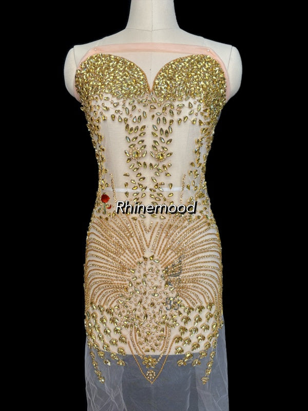 Kinsley - Rhinestone Bodice Applique
