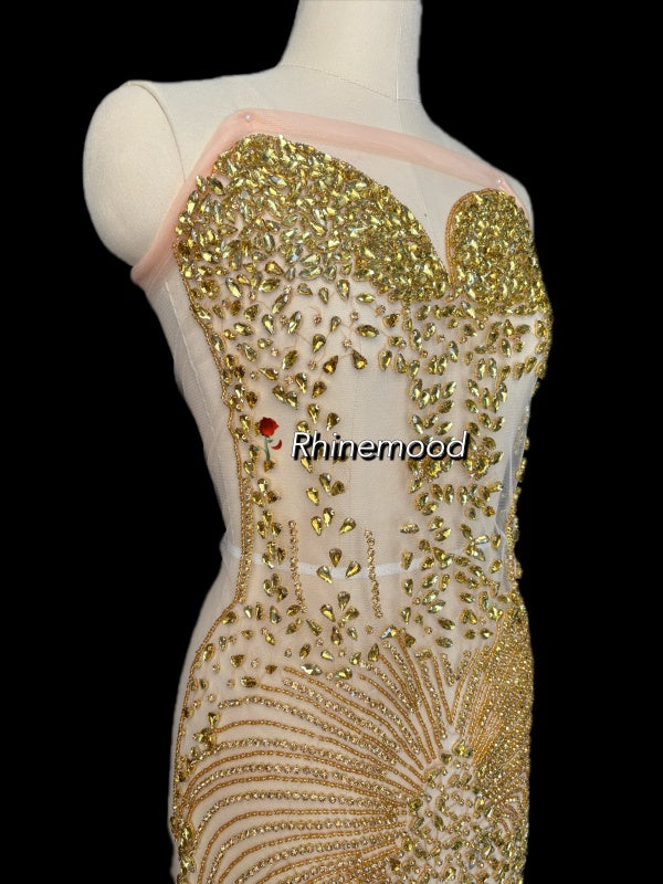 Kinsley - Rhinestone Bodice Applique