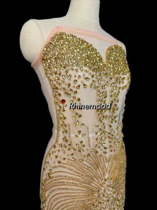 Kinsley - Rhinestone Bodice Applique