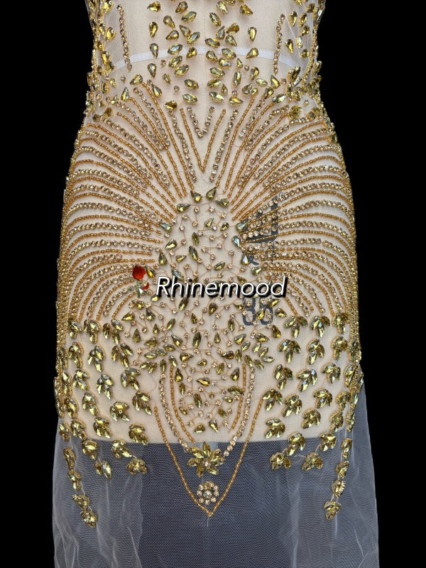 Kinsley - Rhinestone Bodice Applique
