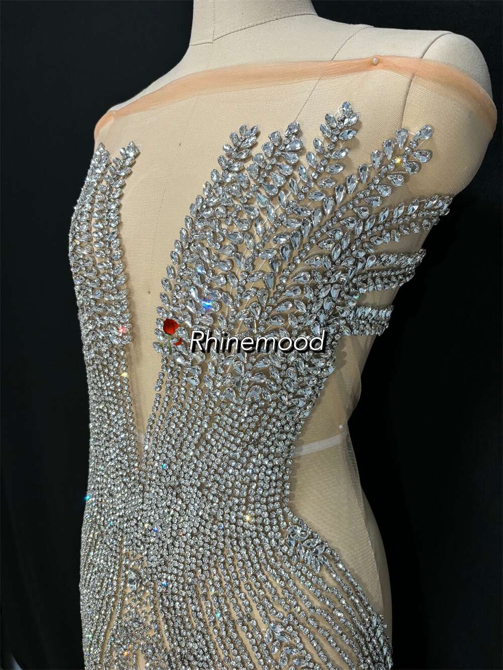 Laura - Rhinestone Bodice Applique