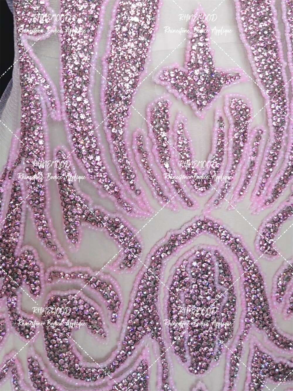 Luna - Rhinestone Bodice Applique