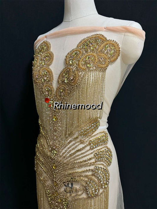 Melody - Rhinestone Bodice Applique