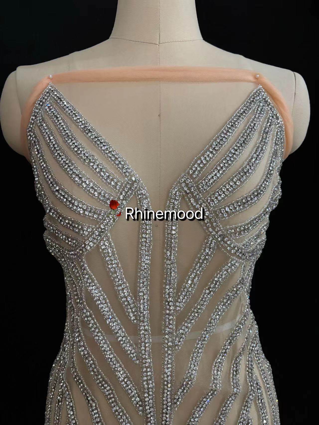 Moonbeam3.0 - Rhinestone Bodice Applique