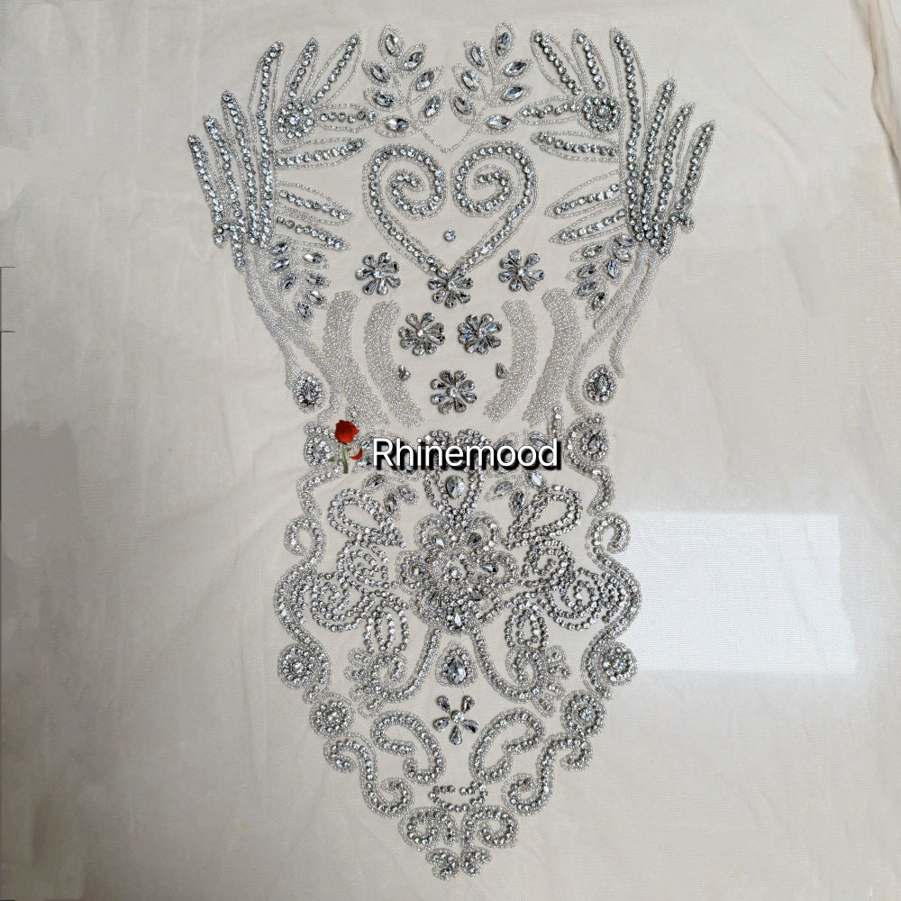 Naomi - Rhinestone Bodice Applique