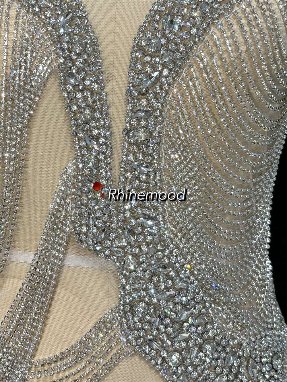 Natelie - Rhinestone Bodice Applique