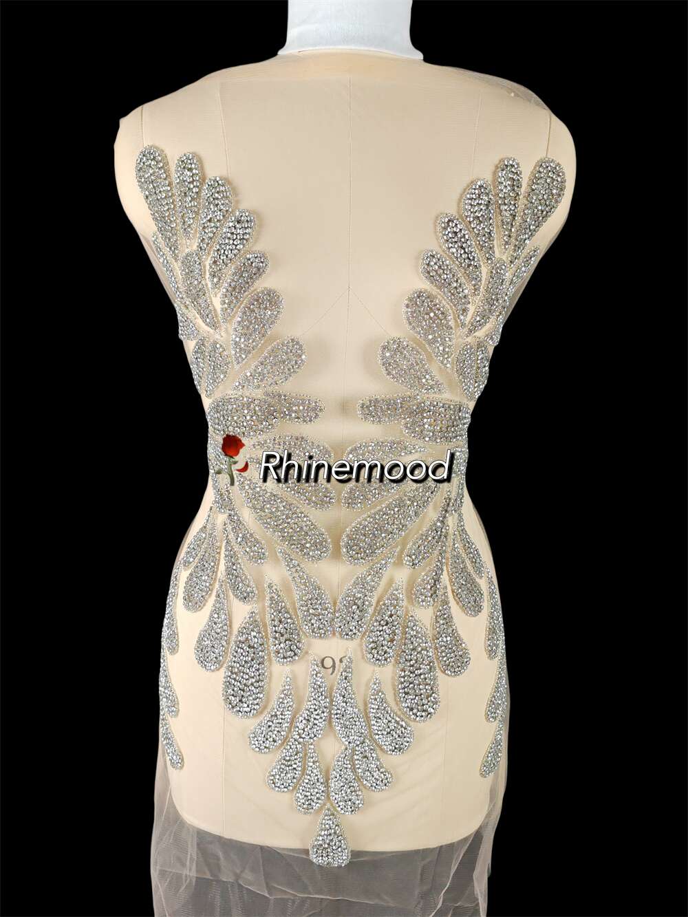 Nina - Rhinestone Bodice Applique