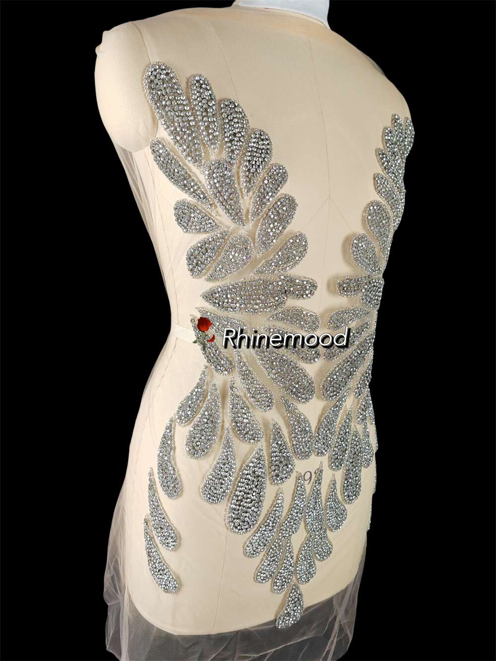 Nina - Rhinestone Bodice Applique