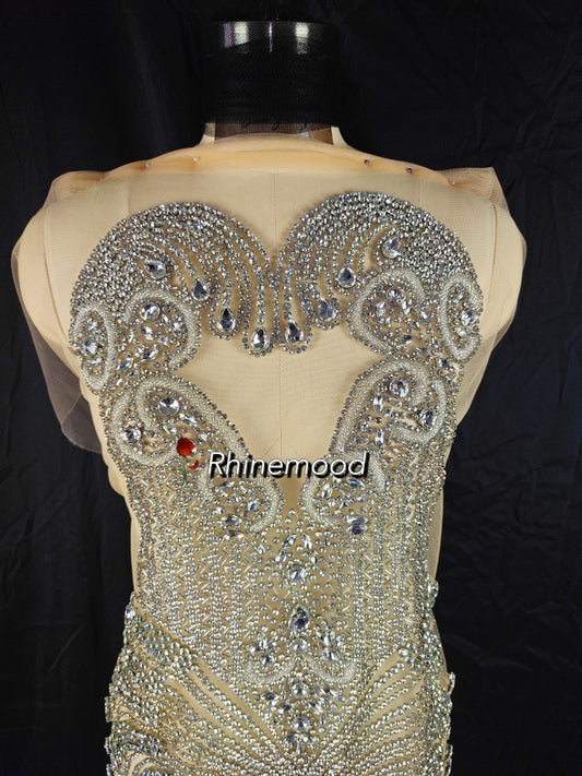 Nova - Rhinestone Bodice Applique