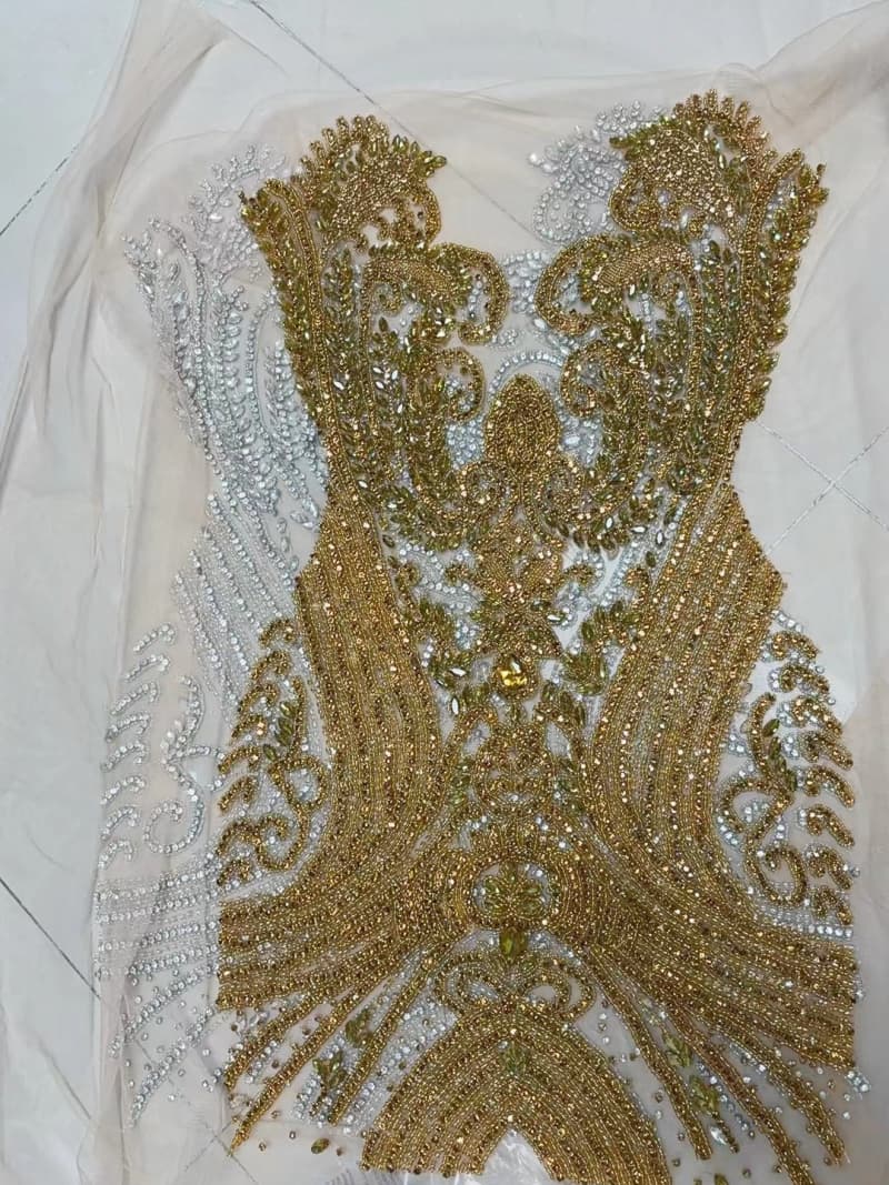 Posh(large size) - Rhinestone Bodice Applique