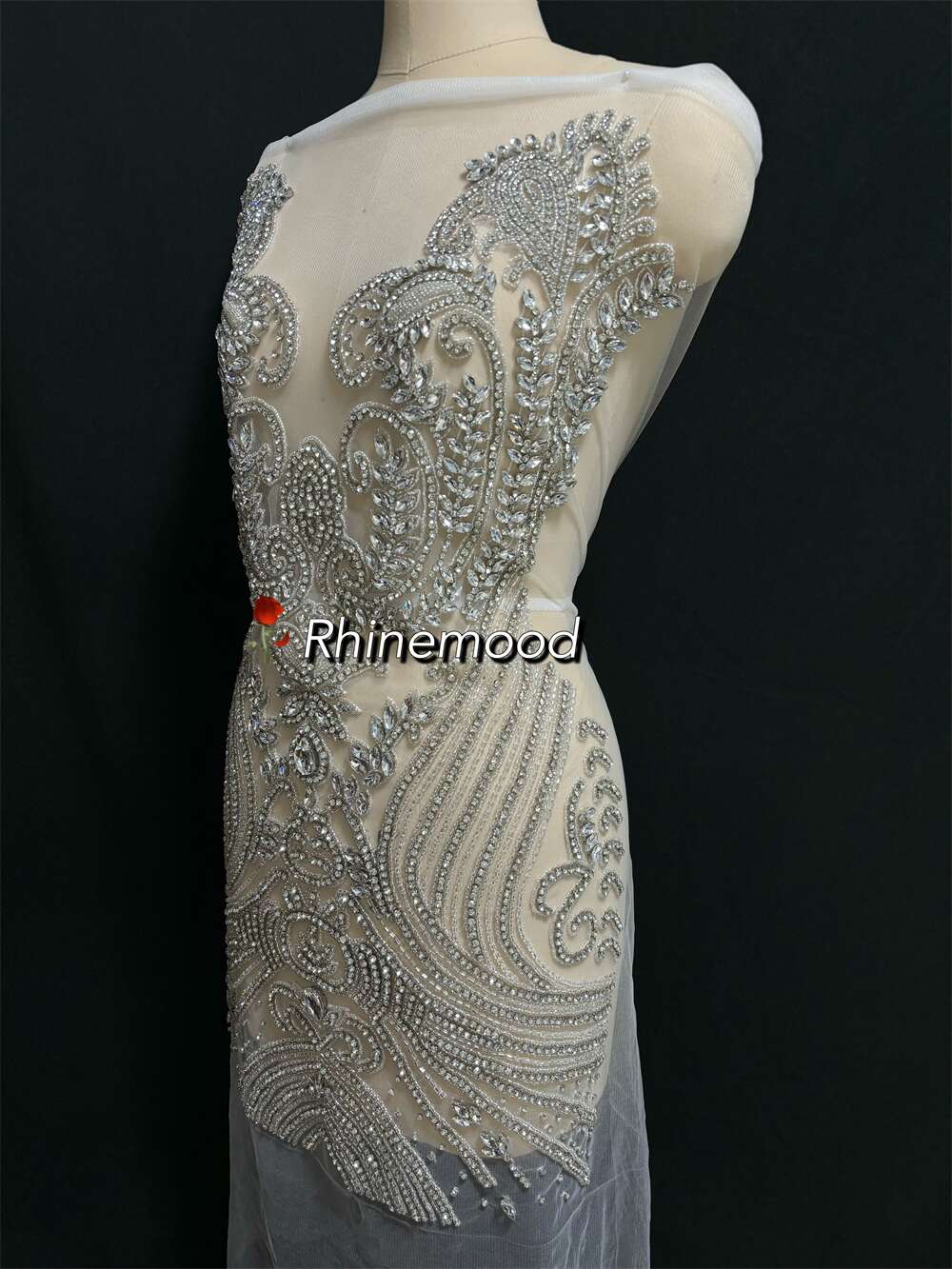 Posh(large size) - Rhinestone Bodice Applique