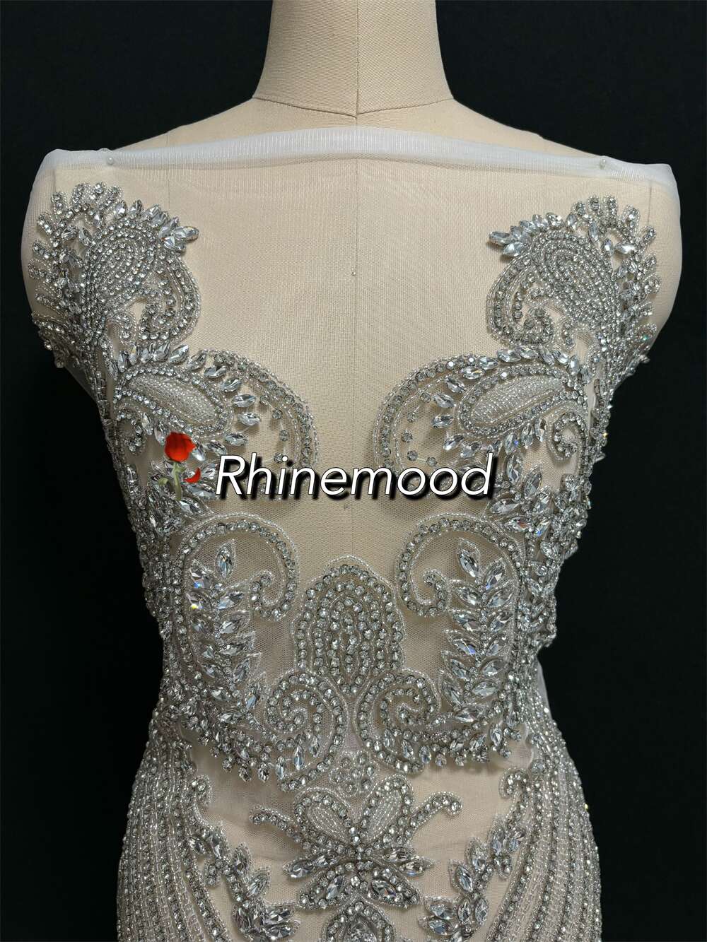 Posh(large size) - Rhinestone Bodice Applique