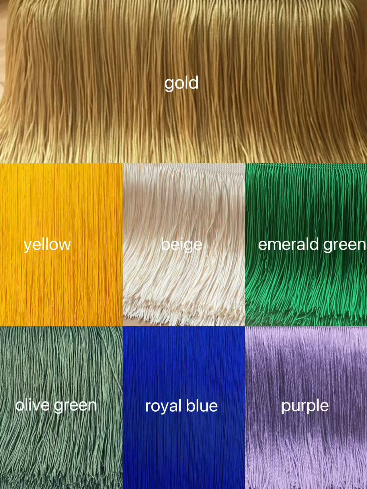 100cm Polyester Fringe