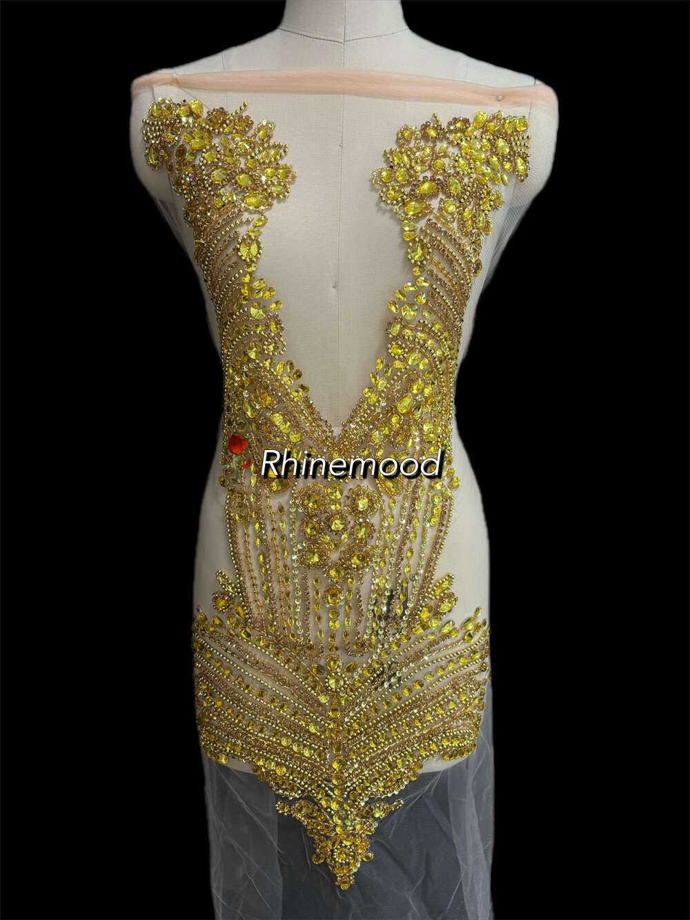 Rosa - Rhinestone Bodice Applique