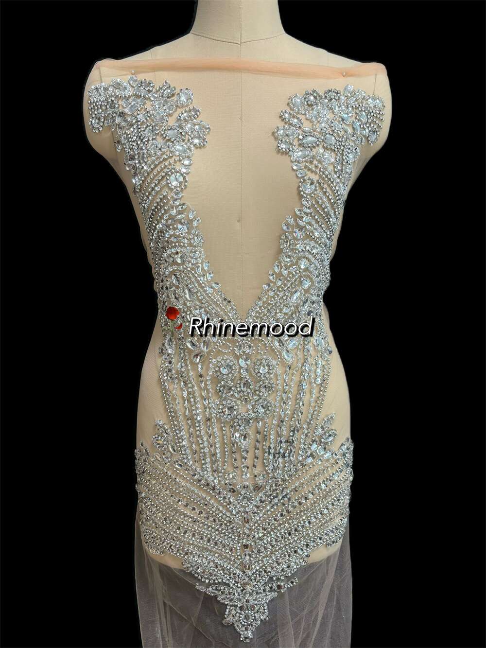Rosa - Rhinestone Bodice Applique