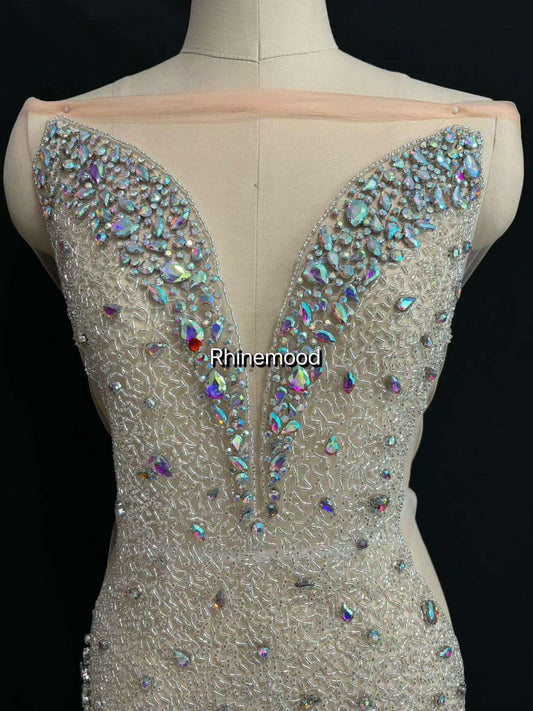 Sarah - Rhinestone Bodice Applique
