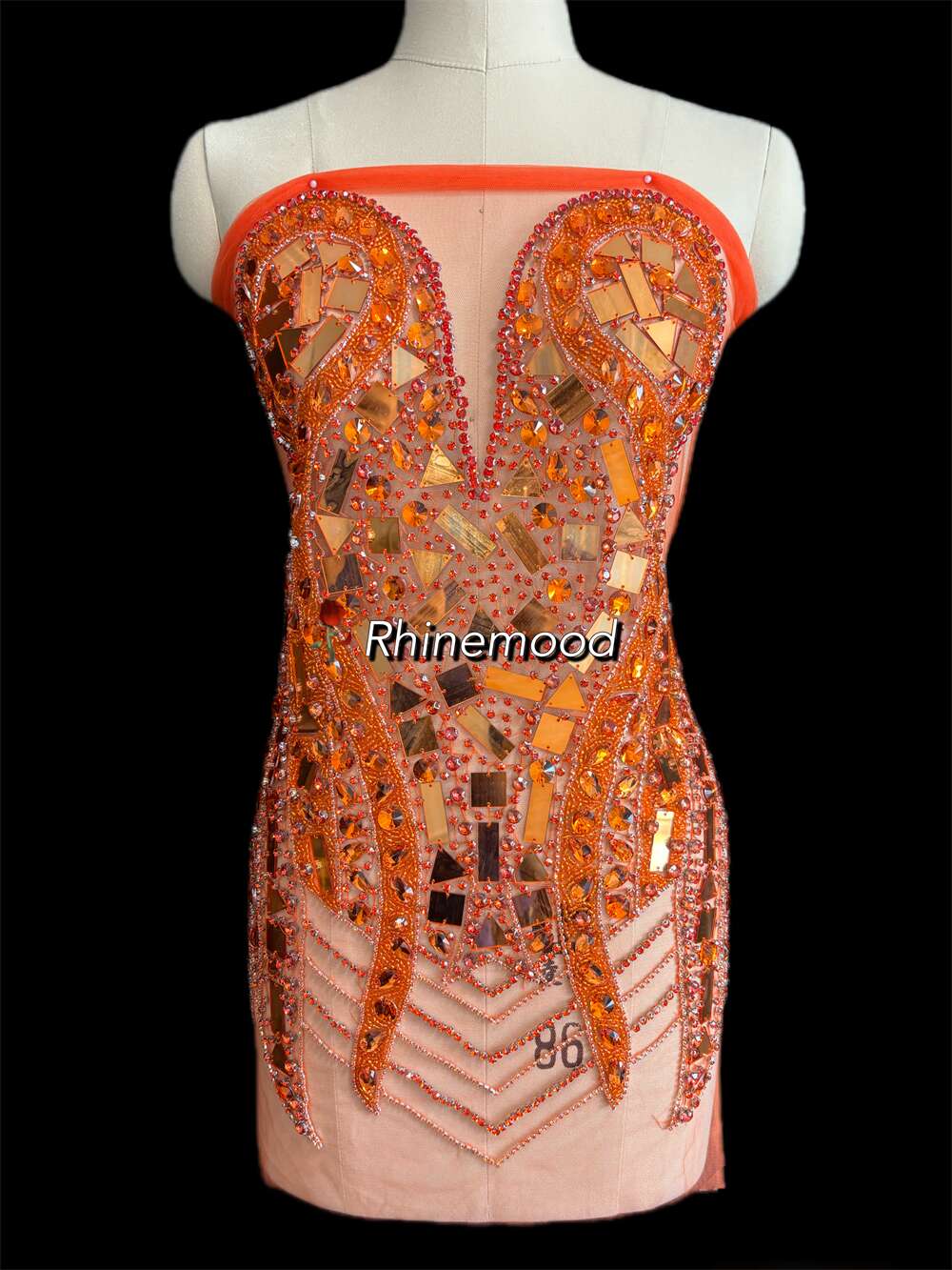 Shine2.0 - Rhinestone Bodice Applique