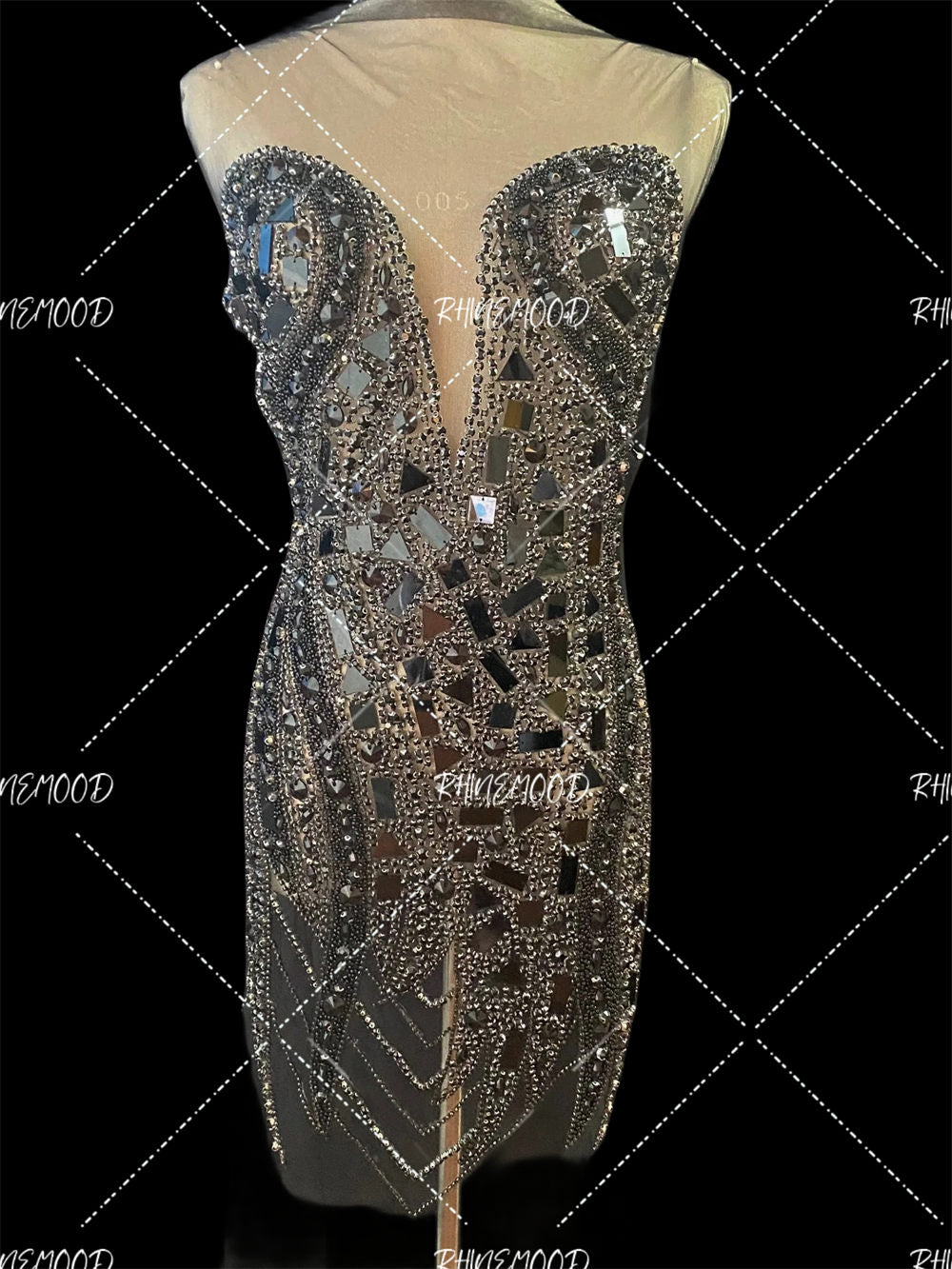 Shine2.0 - Rhinestone Bodice Applique