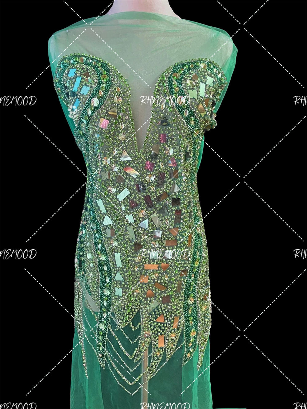 Shine2.0 - Rhinestone Bodice Applique