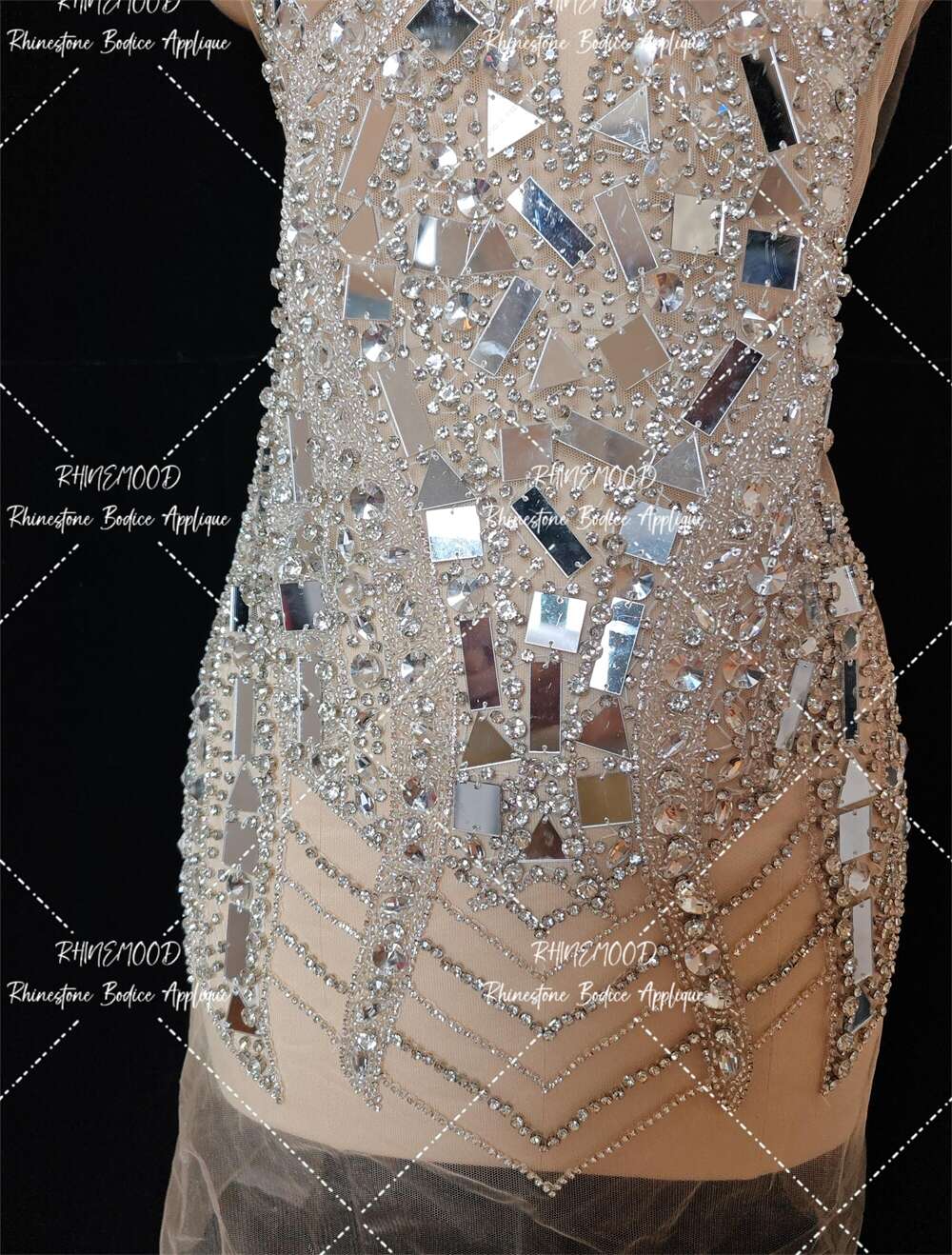 Shine2.0 - Rhinestone Bodice Applique