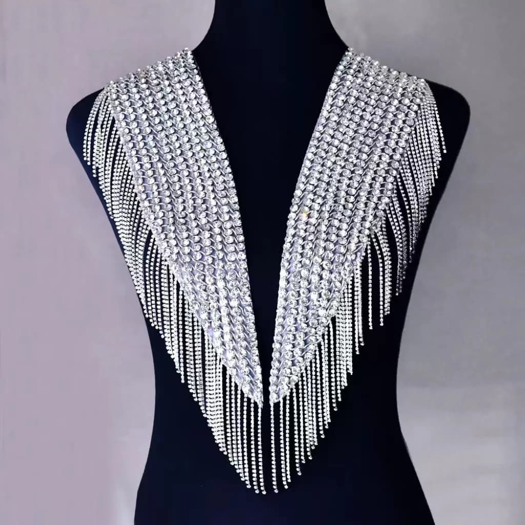 Rhinestone Shoulder Patch - 4