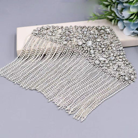 Rhinestone Shoulder Patch - 1