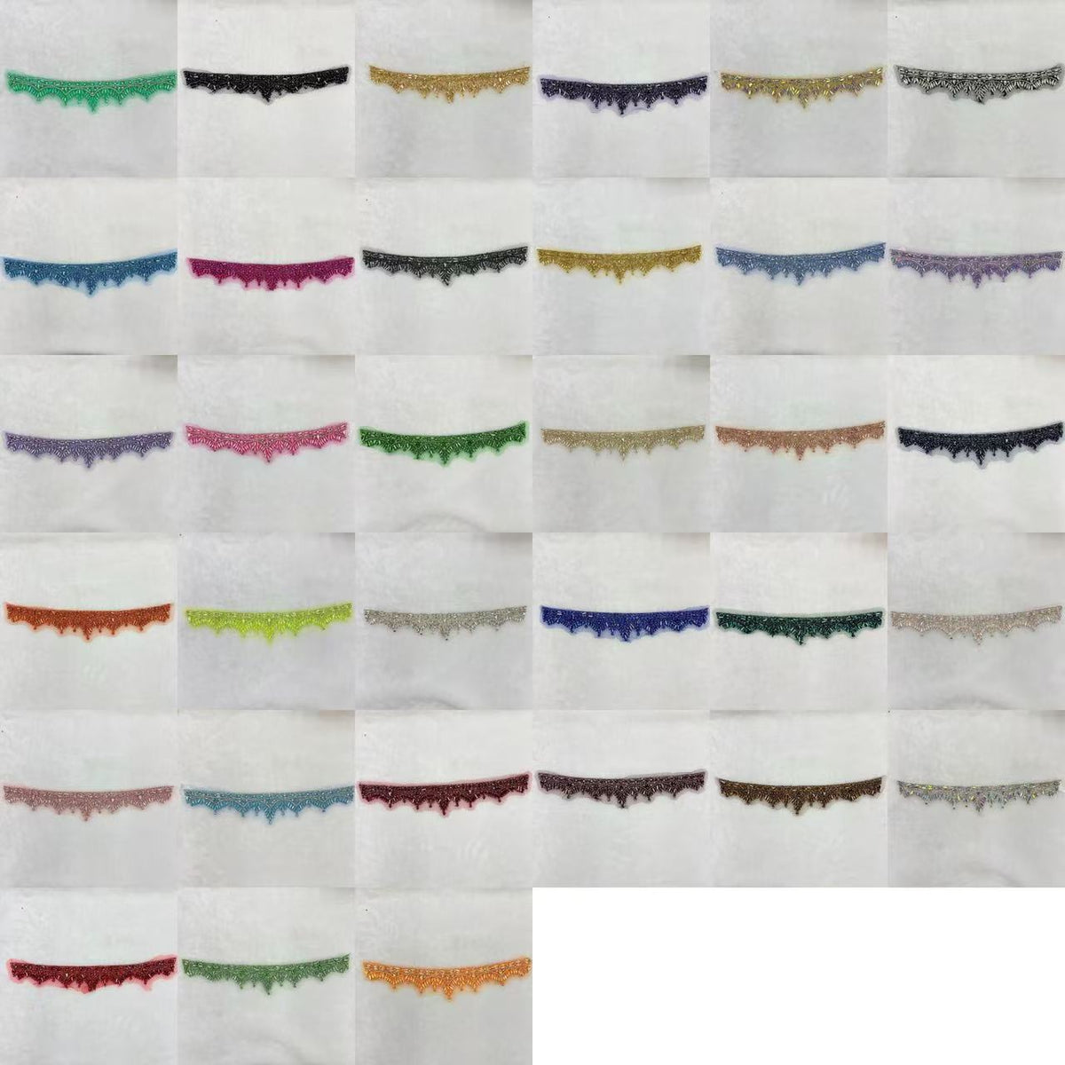 Rhinestone Shoulder Patch - 5
