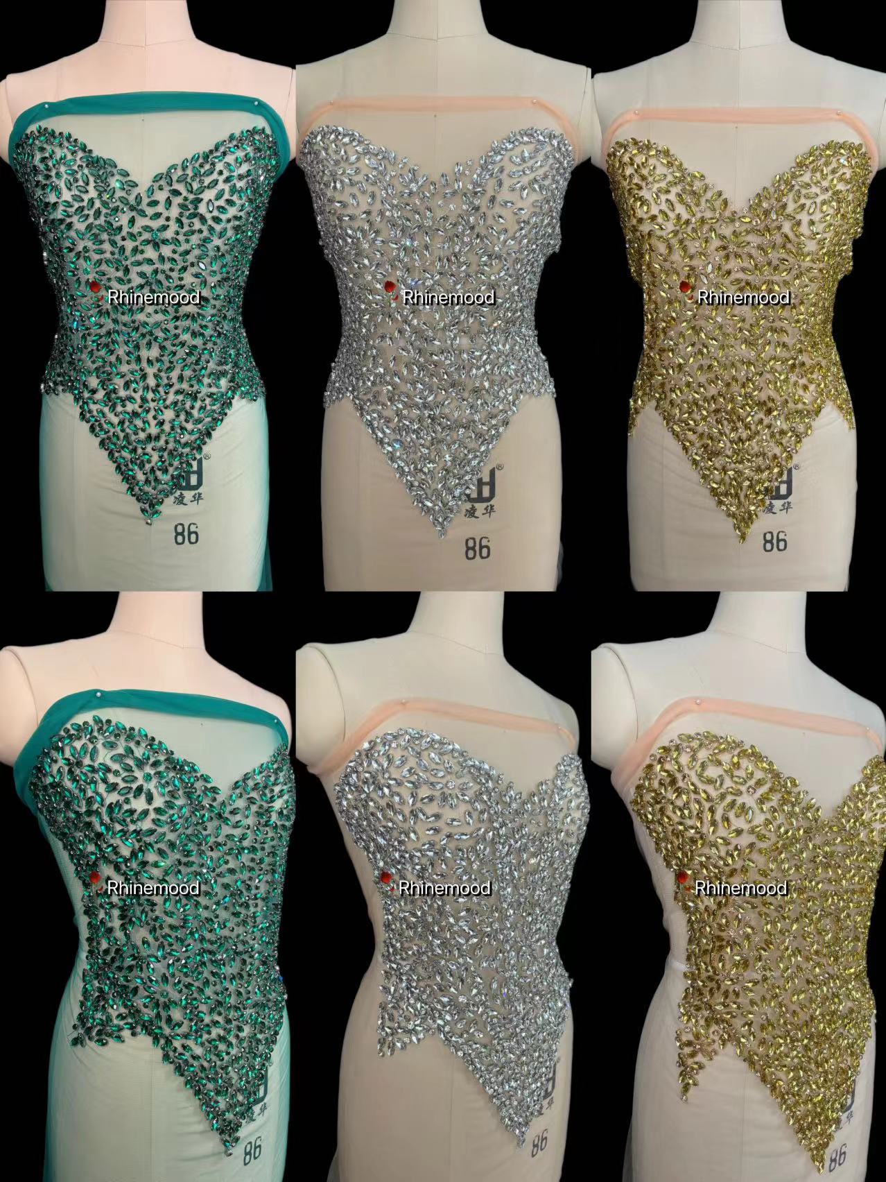 Stella3.0 - Rhinestone Bodice Applique