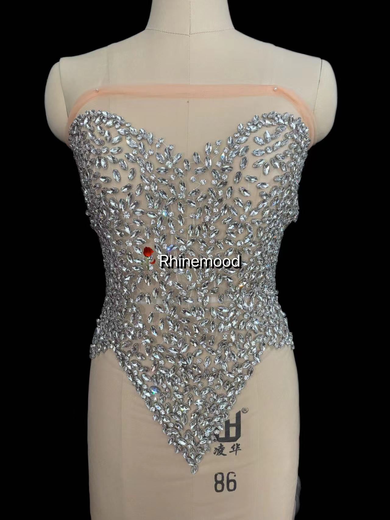 Stella3.0 - Rhinestone Bodice Applique