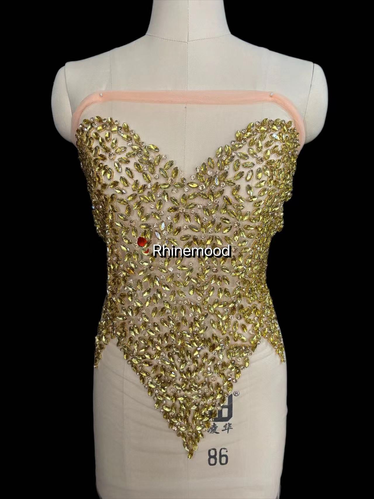 Stella3.0 - Rhinestone Bodice Applique