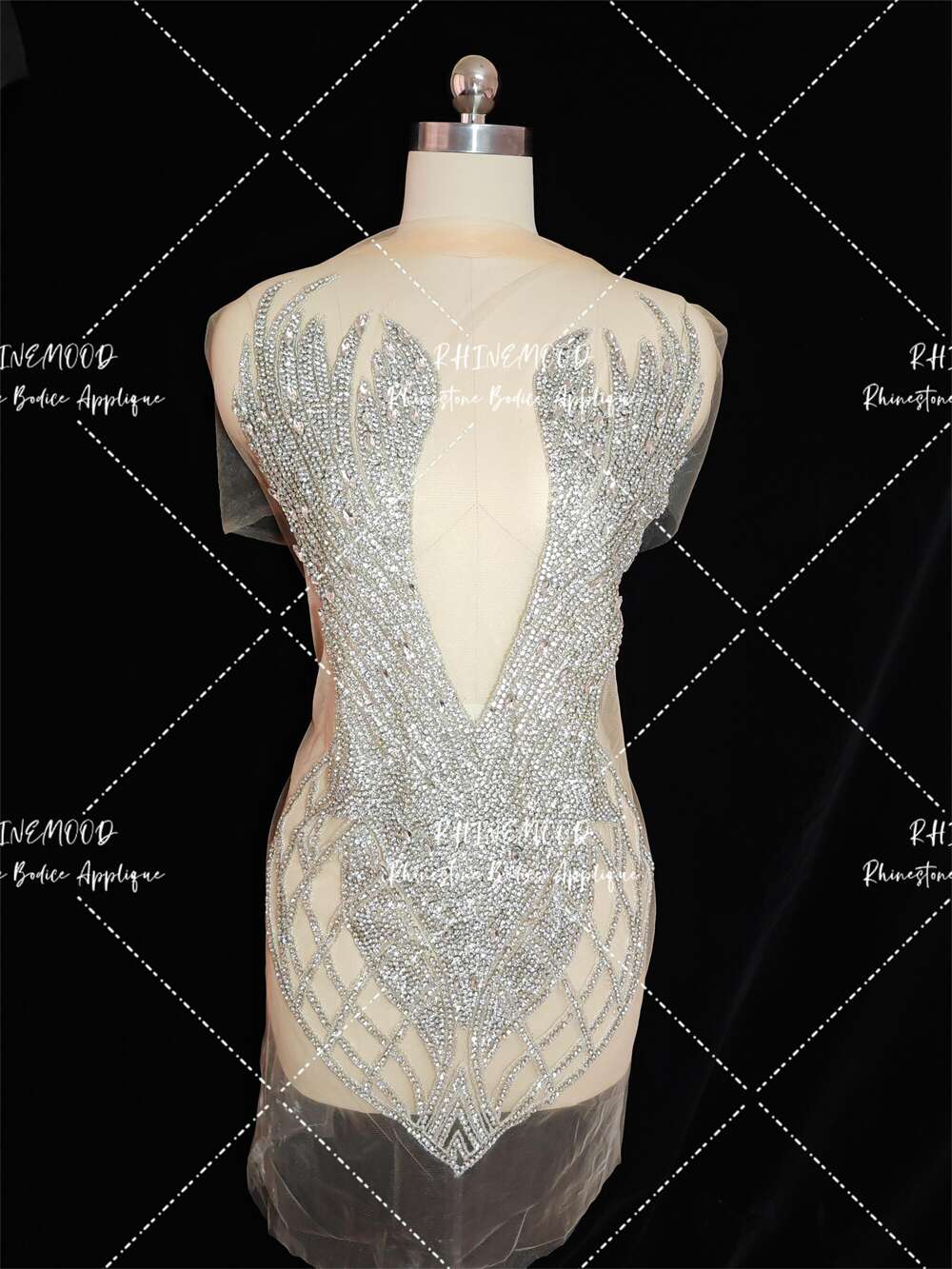 Sweetheart - Rhinestone Bodice Applique