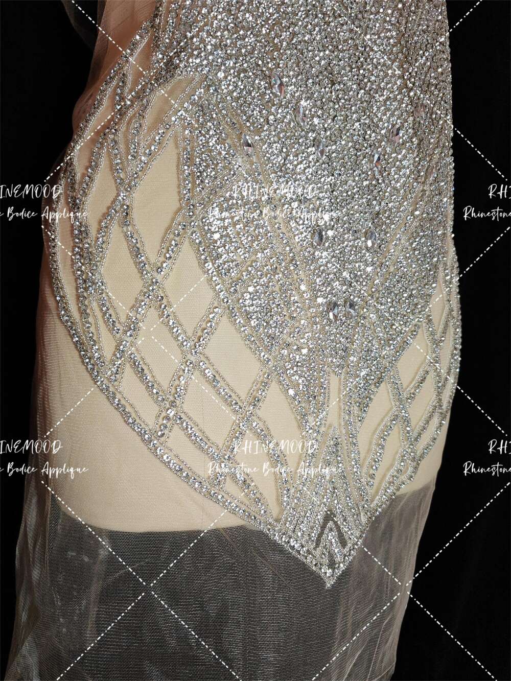 Sweetheart - Rhinestone Bodice Applique