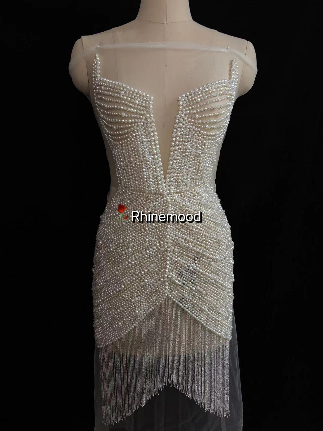 Vera - Beaded Bodice Applique