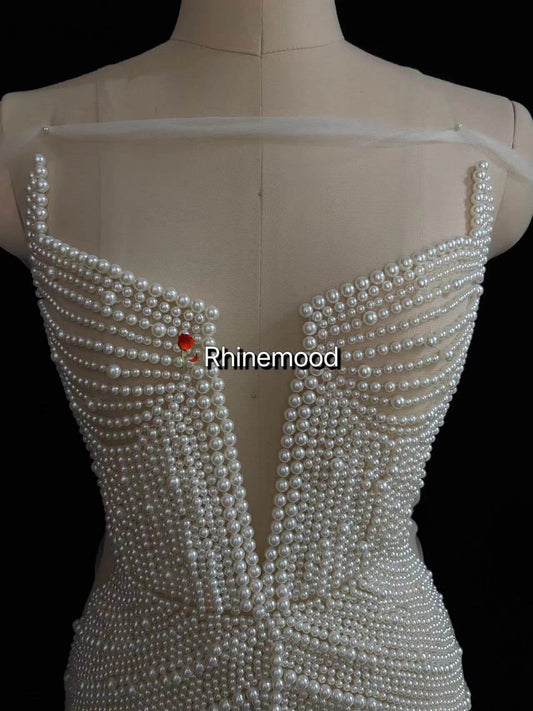 Vera - Beaded Bodice Applique