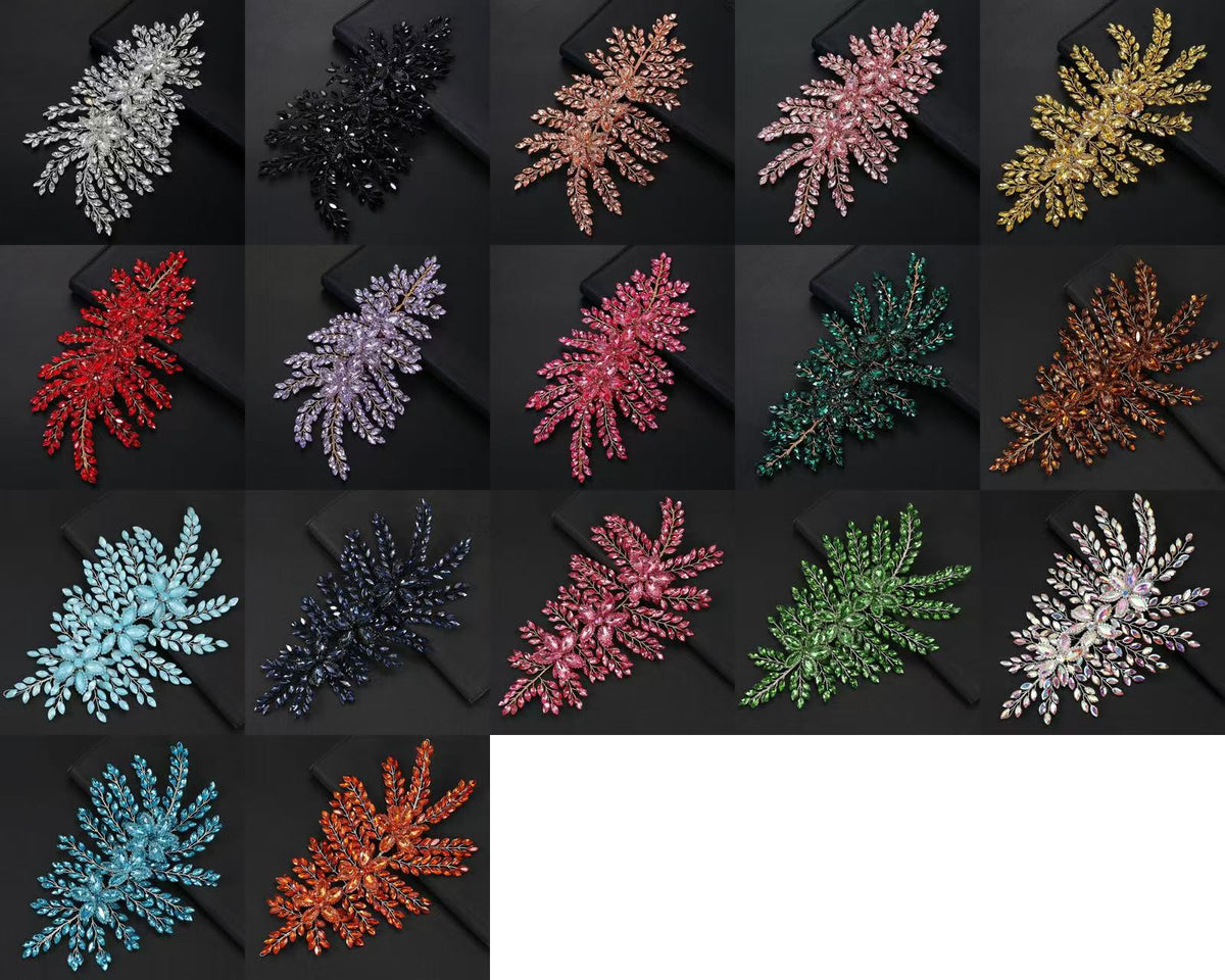 RM012B - 3D Rhinestone Patch
