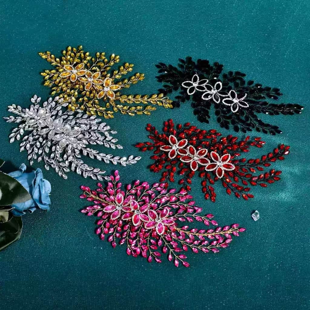 RM012Y - 3D Rhinestone Patch（HandlingTime：3-5 days）