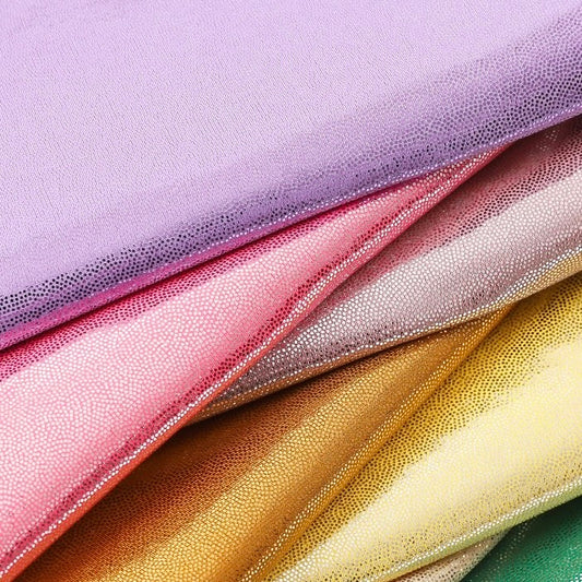 4-Way Stretch Spandex  Metallic Fabric - Fingerprint Pattern