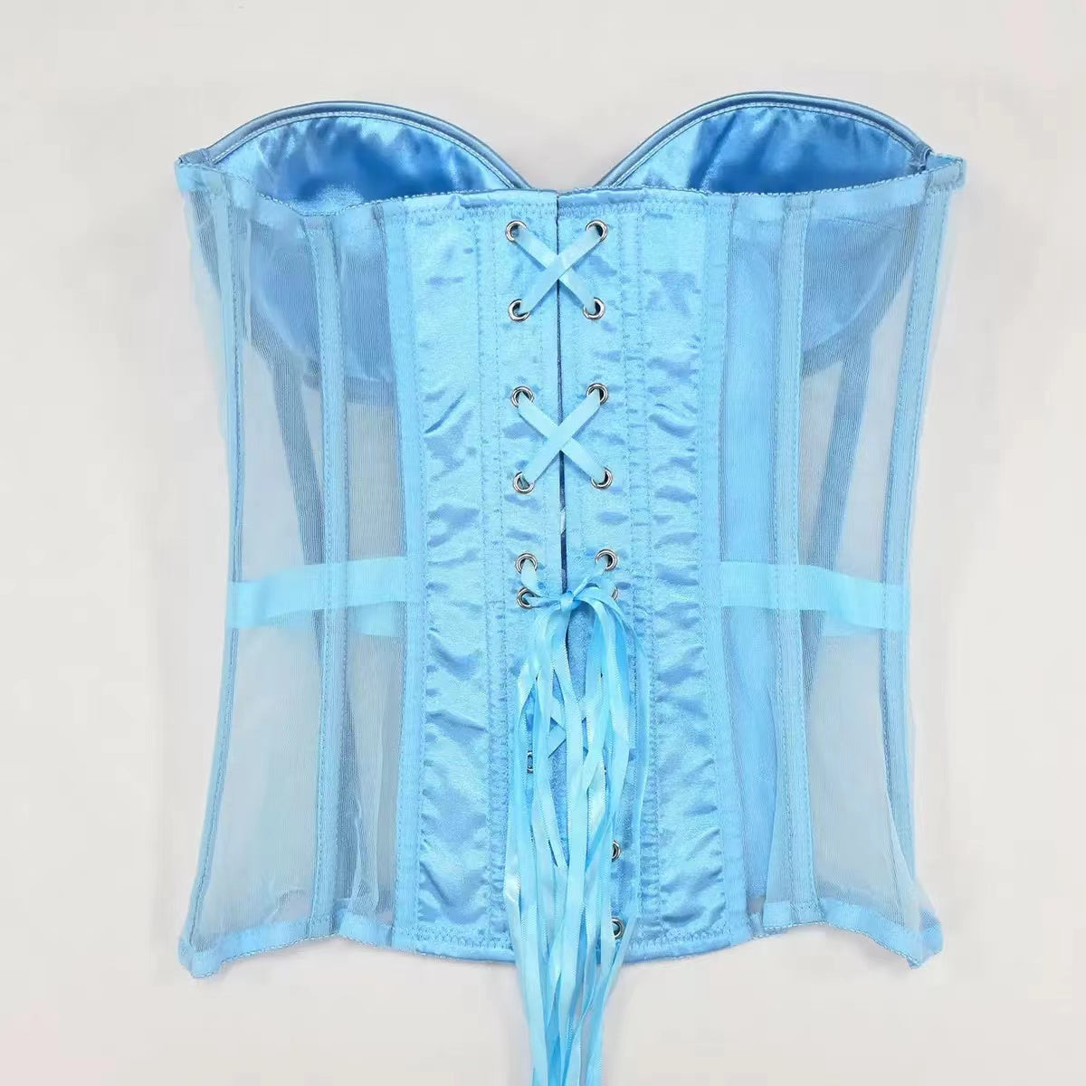 Bustier Bra Mesh Overbust Corset V2