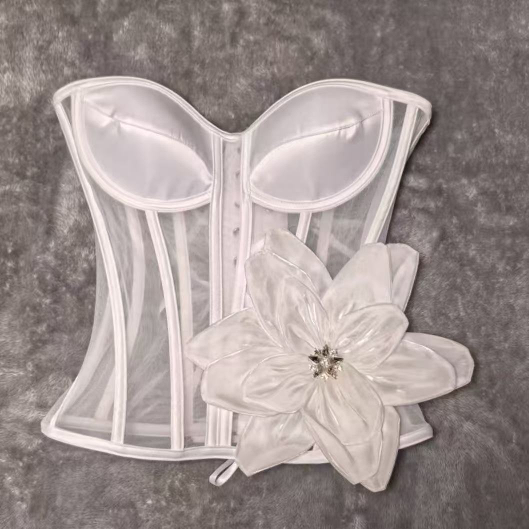 3D Satin Chiffon Flower