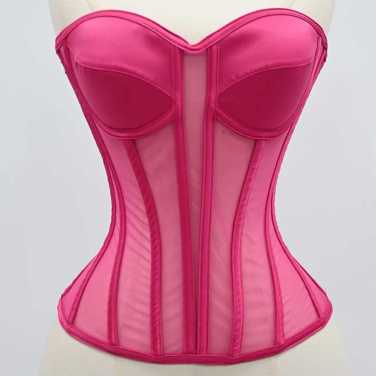 3D Structured Tulle Corset