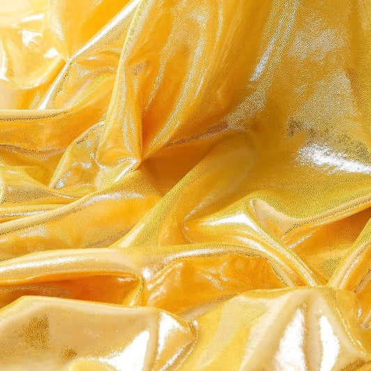 4-Way Stretch Spandex  Metallic Fabric - Fingerprint Pattern