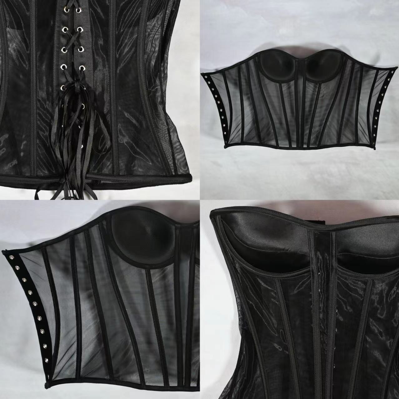 3D Structured Tulle Corset