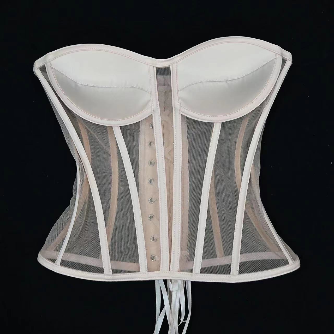 3D Structured Tulle Corset