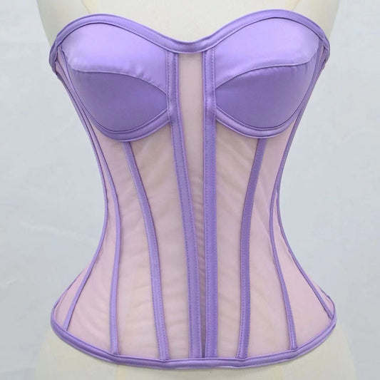 3D Structured Tulle Corset