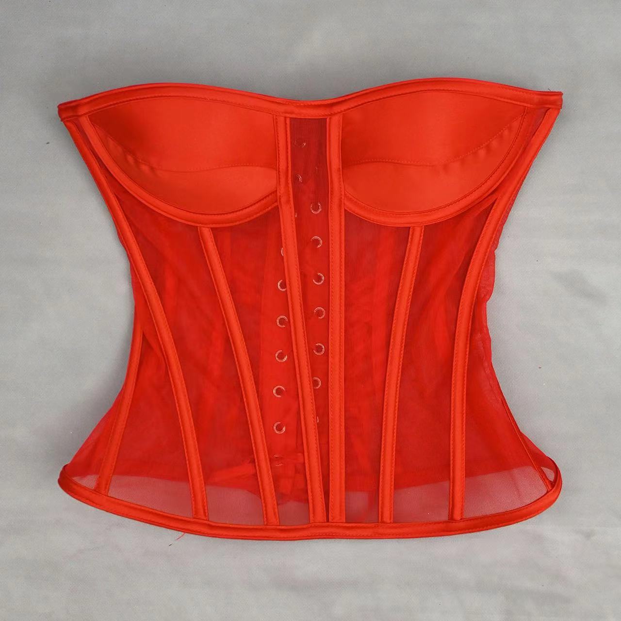 3D Structured Tulle Corset