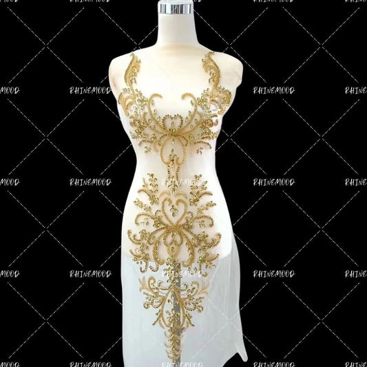 Andrea - Rhinestone Bodice Applique