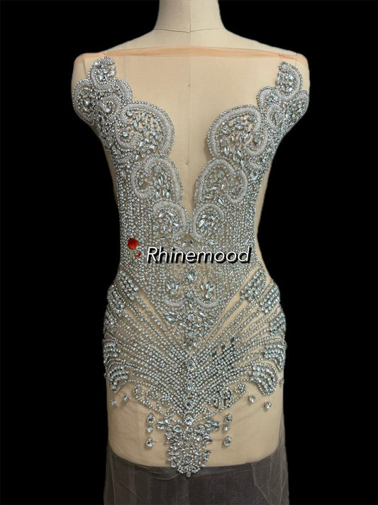 Bliss - Rhinestone Bodice Applique